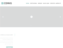 Tablet Screenshot of cemhs.com.br